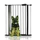image 1 of Bettacare Child and Pet Gate Narrow, 68.5cm - 75cm, Matt Black, Extra Tall Gate 104cm in Height, Narrow Pressure Fit Stair Gate