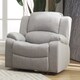 image 1 of Marldon Manual Reclining Armchair - Light Grey
