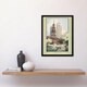 image 4 of St Pauls Chapel Cityscape Rachael R Elmer Framed Wall Art Print 12X16"