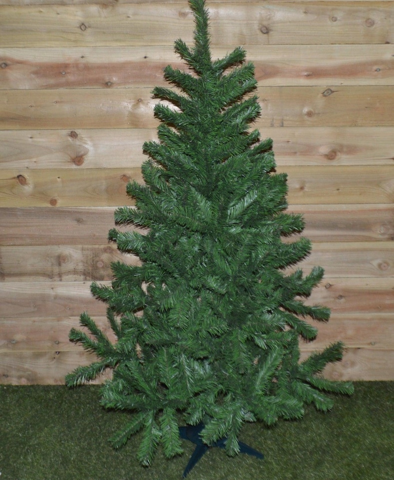 image 1 of 4ft Colorado Spruce Christmas Tree in Green with 287 tips 70cm Diameter