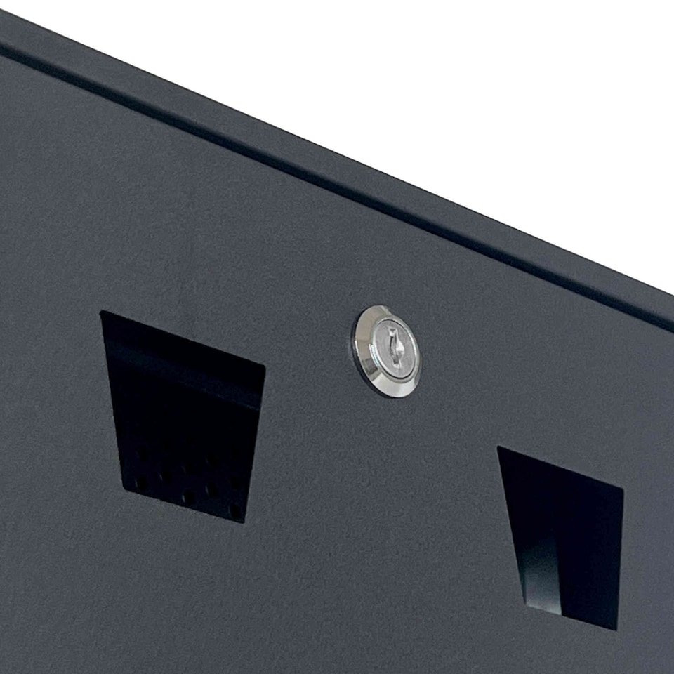 image 1 of Wall Mounted Outdoor Pub Ashtray Ash Tray Cigarette Steel Bin