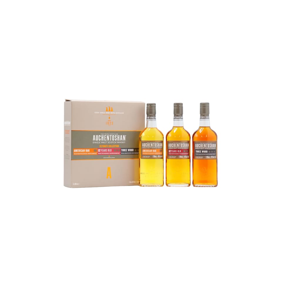 Auchentoshan - Ultimate Collection Lowland Single Malt Scotch Whisky Gift Pack