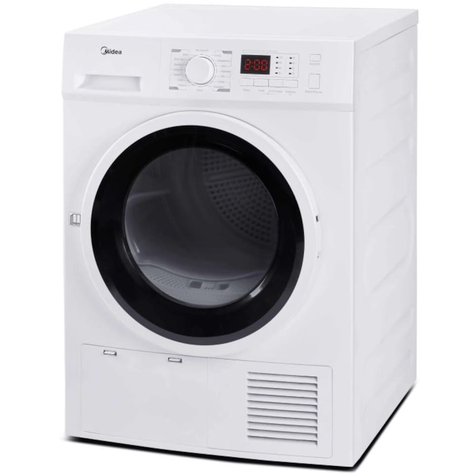 image 1 of Midea MDG09EH80 8KG Front Loading Heat Pump Dryer A Rated in White