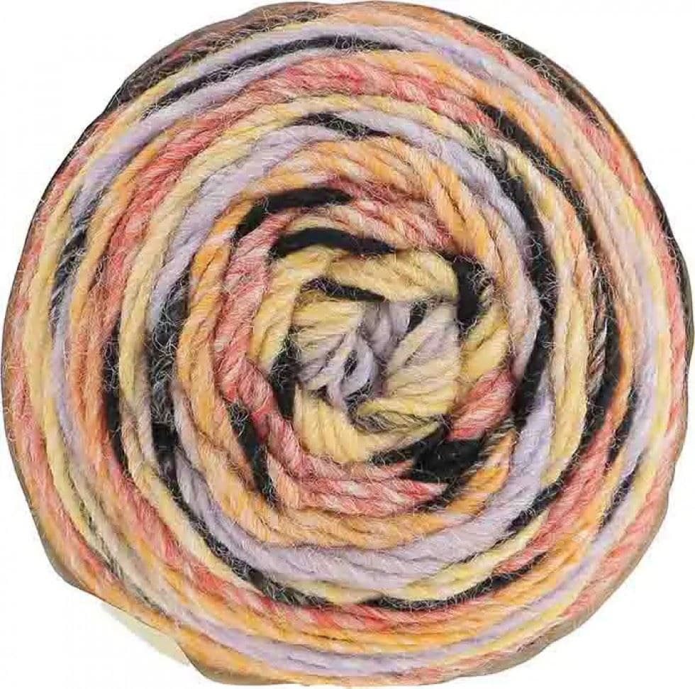 King Cole Multicoloured Safari Chunky Yarn (Value Pack 8 x 150g Balls) For Crochet, Knitting - 285m per ball