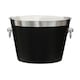 image 2 of Black Enamel Champagne Bucket