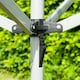 image 7 of KCT 4 Arm Portable Rotary Washing Line - 16m Drying Area Silver