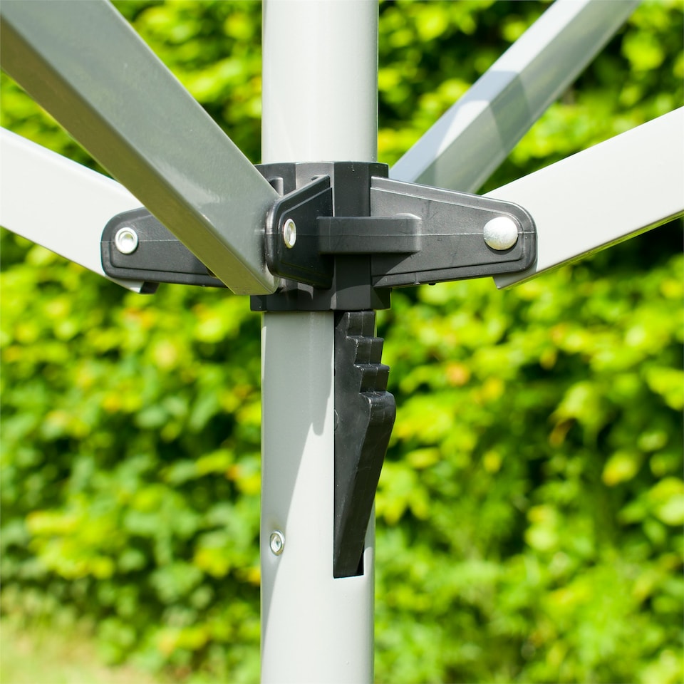 image 1 of KCT 4 Arm Portable Rotary Washing Line - 16m Drying Area Silver