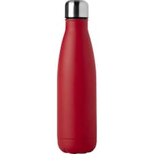 Cove Recycled Stainless Steel 500ml Insulated Water Bottle - Red - One Size