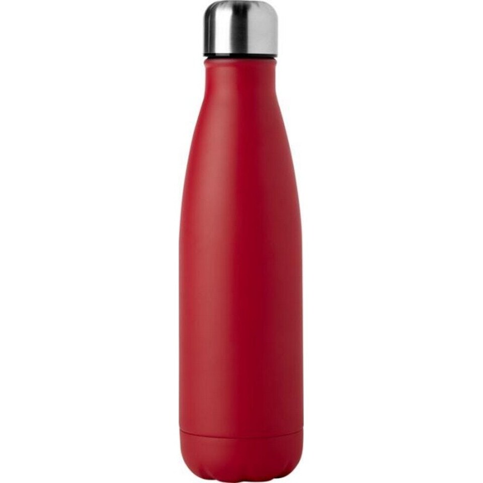 image 1 of Cove Recycled Stainless Steel 500ml Insulated Water Bottle - Red - One Size