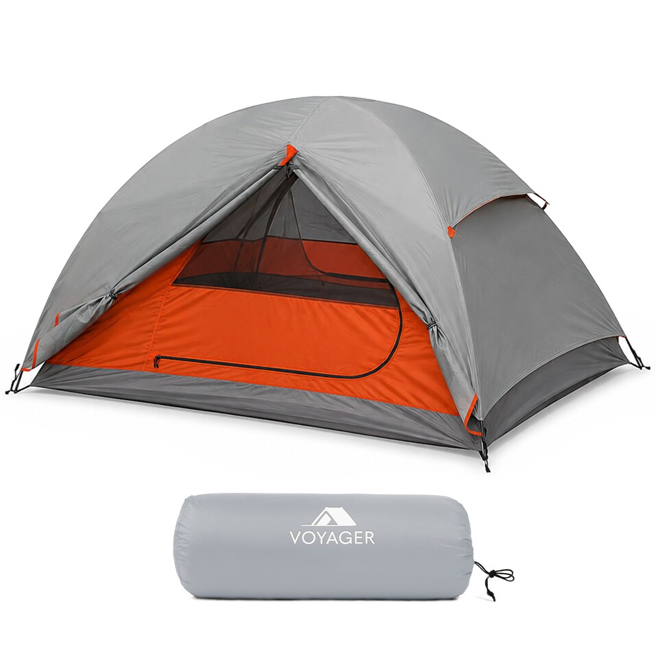 image 1 of Voyager 2 Man Dome Tent with Taped Seams and Breathable Mesh Inner
