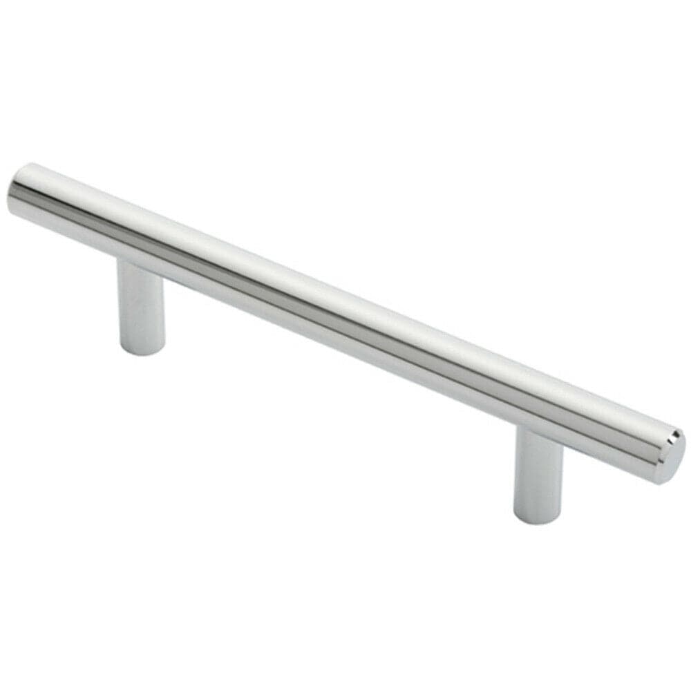 Loops Round T Bar Cabinet Pull Handle 156 x 12mm 96mm Fixing Centres Chrome