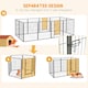 image 6 of Heavy Duty Puppy Play Pen, 12 Panels Pet Exercise Pen, for Indoors, Outdoors