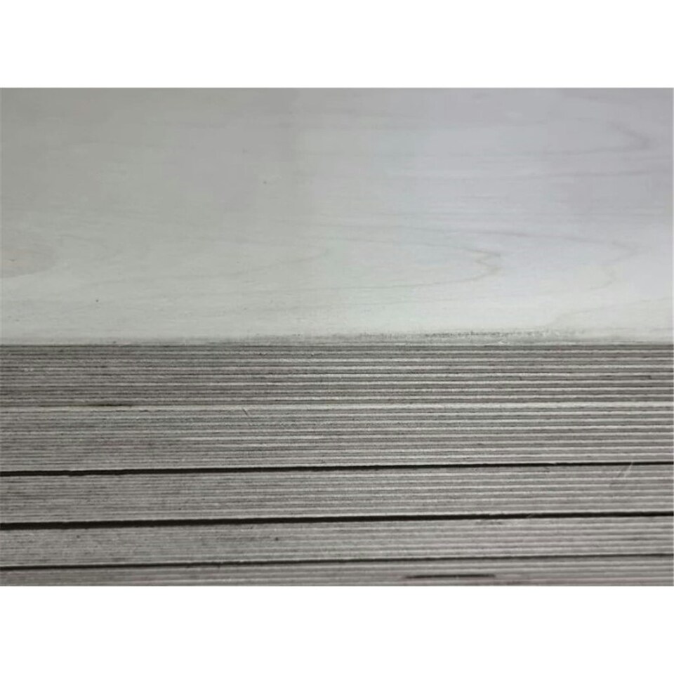 image 1 of PACK OF 15 (Total 15 Units) - 2440mm x 1220mm x 6.5mm Birch Plywood Sheet BB/BB Grade