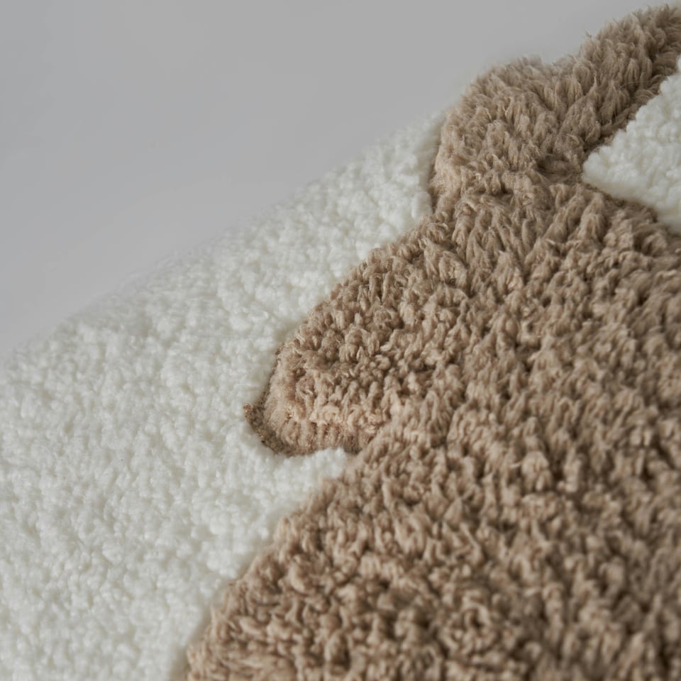image 1 of BHS Tufted Bunny Cushion, Natural