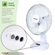 image 5 of Oypla Electrical 12" 3 Speed Oscillating Electric Desk Home Office Fan