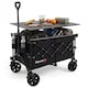image 1 of MoverX 120L/150kg Folding Camping Table Trolley - Black