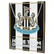 image 3 of Newcastle United FC Home Team Plaque - Black/White/Gold - 25cm x 20cm