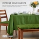 image 7 of Homescapes Garden Bench Cushion Luxury 3 Seater 100% Cotton Indoor Outdoor Seat Pad Green | 143 x 48 cm