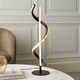 image 8 of Pagazzi Hyde Matte Black And Crystal LED Table Lamp