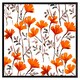 image 2 of Flowers in autumn colours (Picture Frame) Brown | S