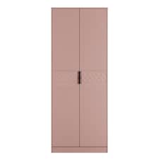 Islay Tall Double Wardrobe in Kobe Pink (Ready Assembled) | Pink | Kobe Pink