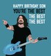 image 1 of Son You're The Best The Best The Best - Funny Dave Grohl Son Birthday Card