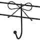 image 5 of Showerdrape Set of 2 Bows Black Over Door Storage Hooks | Black | Black | 2