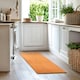 image 2 of Synthetic Coir Kitchen and Hallway Runner Rug Brown | 60cm x 150cm