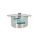 image 2 of Pot with Glass Lid Quttin Hermes Steel 5,5 L (4 Units) N/A