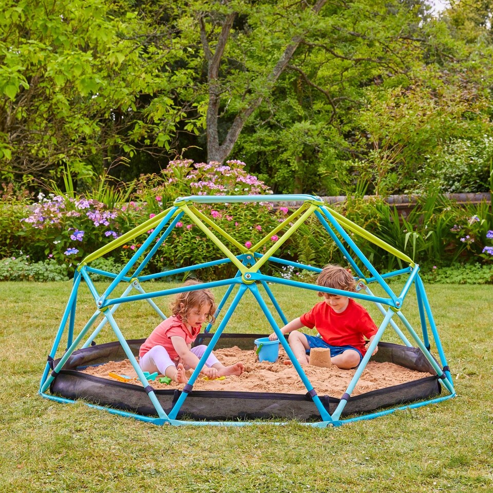 image 1 of TP 1.9m Metal Climbing Dome & Sandpit