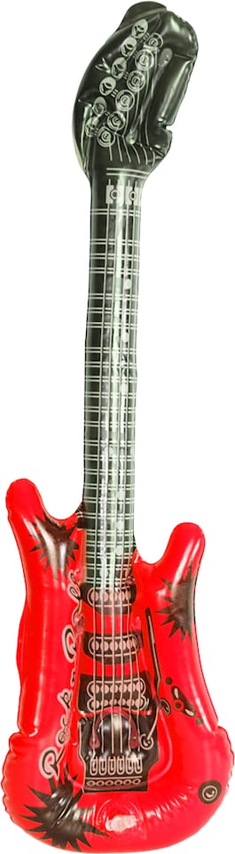 image 1 of Cheetah Party Inflatable 55cm Guitar
