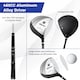image 4 of COSTWAY Men's Complete Golf Clubs Package Set 10 Pieces Grey
