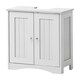 image 4 of Bathroom Sink Cabinet Under Basin Unit Cupboard Storage Furniture Grey