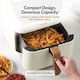 image 2 of VonShef Air Fryer 6L Nordic Design & Digital LED Display
