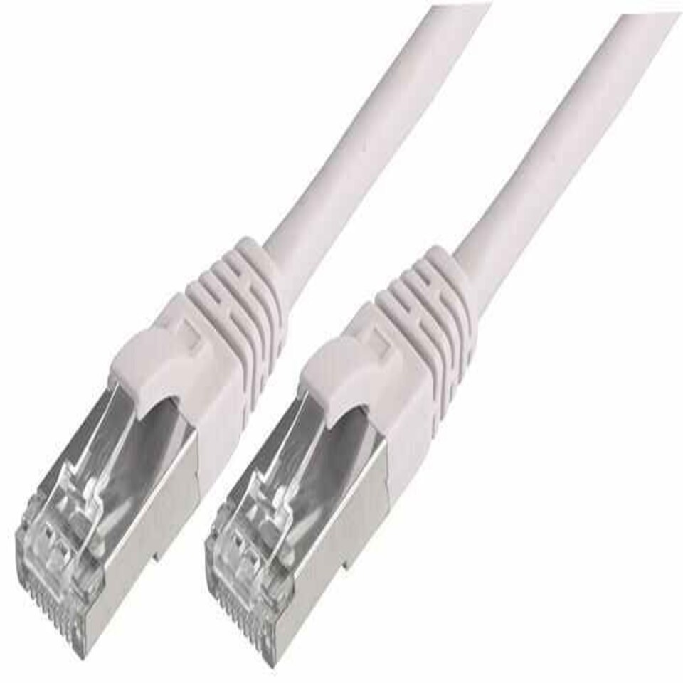 CONNECTIX RJ45 Male to Male Cat6a SFTP Ethernet Patch Lead, 3m White