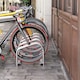image 2 of HOMCOM Bike Parking Rack Bicycle Locking Storage Stand for 4 Cycling Silver
