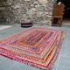 image 1 of SUNDAR Area Rug Braided with Recycled Fabric - L60 x W90 - Multicolour Multi
