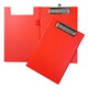image 1 of A5 Neon Orange Foldover Clipboard with Pen Holder