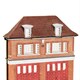image 4 of Graham Farish Scenecraft Low Relief Fire Station (Pre-Built)