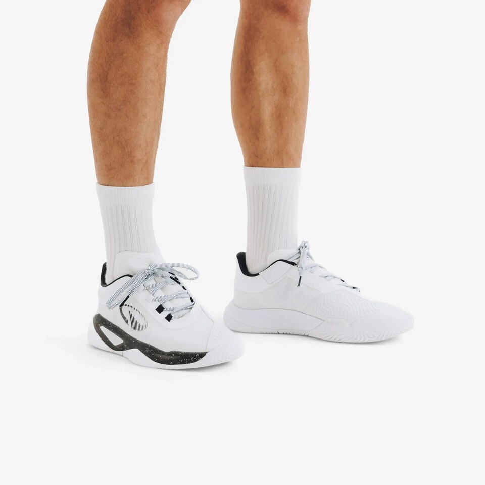 image 1 of Decathlon Men's Durable Multi-Court Tennis Shoes Unrupt Pro - White