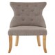image 1 of Interiors By Premier Luxurious Design Mink Linen Dining Chair, Durable Dining Chair For Dining Table, Comfortable Dining Chair Brown