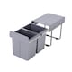 image 1 of Living and Home 40L Cabinet Pull-out Kitchen Double Waste Bin