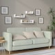 image 2 of Set of 3 U-Shaped Floating Wall-Mounted Shelves | White | 1
