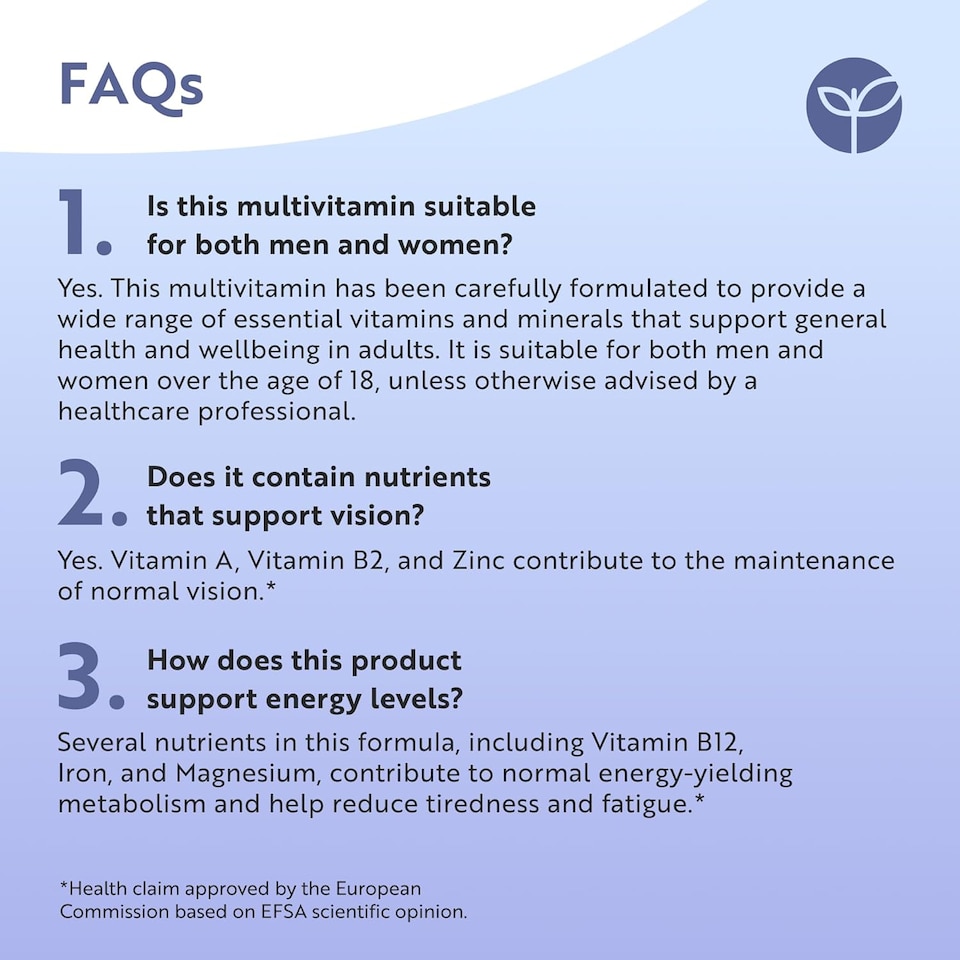 image 1 of Nutravita Multivitamins & Minerals - 26 Essential Active Vitamins & Minerals for Immune System Support - Made in the UK - 365 Vegan Tablets