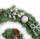 image 9 of Best Artificial 12ft / 360cm Decorated Frozen Christmas Garland with Realistic Ice Crystals with 100 Bright White Battery lights