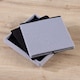 image 5 of Folding Ottoman Cream Boucle Teddy Bear Fabric Chest Solid Storage Box | Grey | Grey