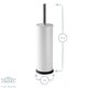 image 3 of Harbour Housewares Round Toilet Brush - Matt White White