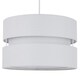 image 2 of Light Grey Layered Easy Fit Drum Light Shade Grey