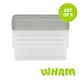 image 1 of Wham Clip 5x 7L Rectangular Plastic Storage Boxes with Clip Lock Lids. Ideal for Home, Office, Toys & More - Clear/Stone | Cream | Stone | 5