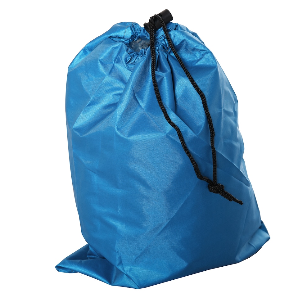 image 1 of Outsunny 2 Man Pop-up Beach Tent Sun Shade Shelter Hut w/ Windows Door Blue | Blue